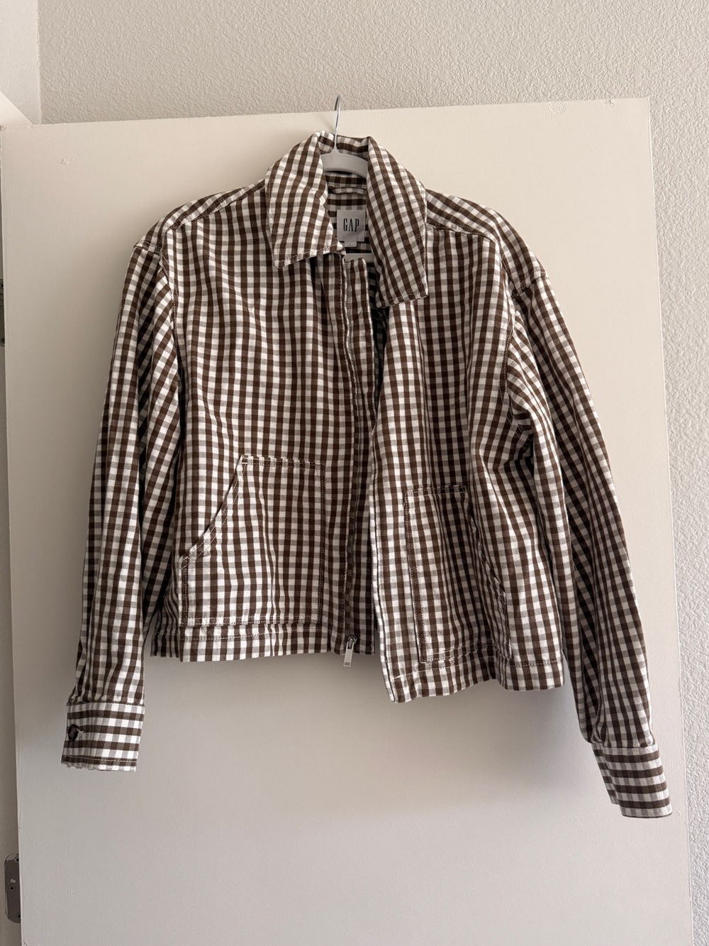 GAP Factory Relaxed Cropped Canvas Barn Jacket - Picture 1 of 3